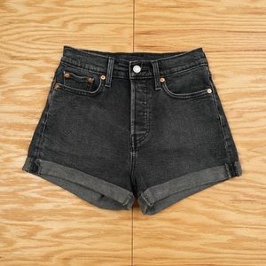 Levi’s denim high rise shorts